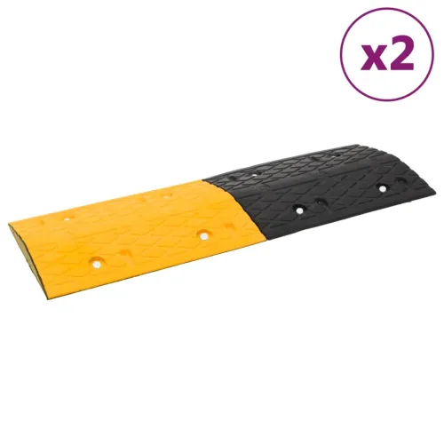 Uspornik 2 kom žuto-crni 97 x 32,5 x 4 cm gumeni - 2 2 Cijena