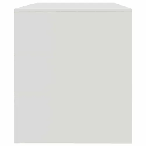 TV ormarić bijeli 99 x 39 x 44 cm čelični - Bijela 1 Cijena