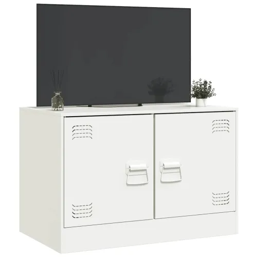 TV ormarić bijeli 67 x 39 x 44 cm čelični - Bijela 1 Cijena