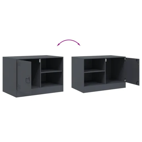 TV ormarić antracit 67 x 39 x 44 cm čelični - Antracit 1 Cijena