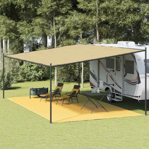 Tepih za šator bež 400 x 800 cm HDPE - Bež 400 x 800 cm 1 Cijena