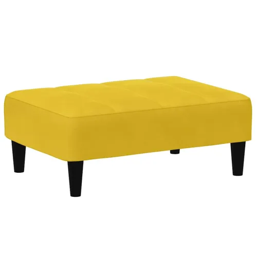 Tabure žuti 77x55x31 cm baršunasti - Žuta 1 Cijena