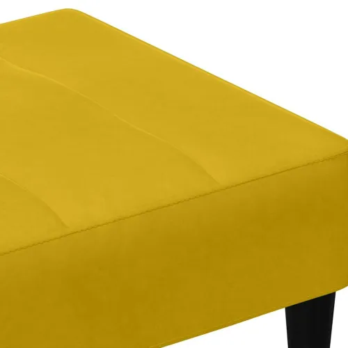 Tabure žuti 77x55x31 cm baršunasti - Žuta 1 Cijena