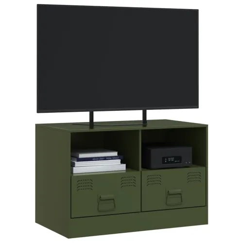 TV ormarić maslinasti 67 x 39 x 44 cm čelični - Maslinovo zelena 1 Cijena