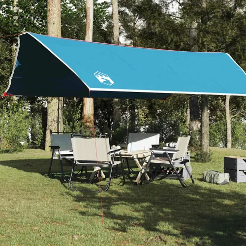 Cerada za kampiranje plava 500 x 294 cm vodootporna - Plava 500 x 294 cm oxford 1 Cijena