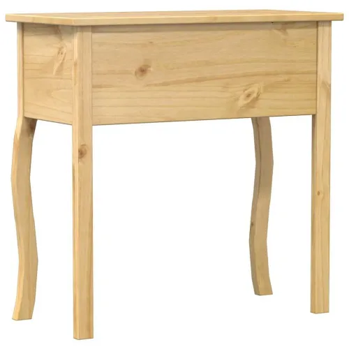 Konzolni stol Corona 73 x 35 x 73 cm od masivne borovine - Smeđa Cijena