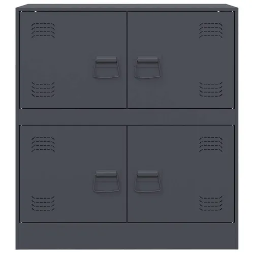 Komoda antracit 67 x 39 x 73 cm čelična - Antracit 1 Cijena
