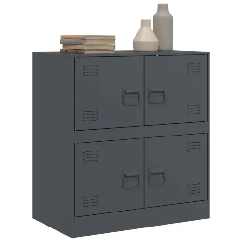 Komoda antracit 67 x 39 x 73 cm čelična - Antracit 1 Cijena