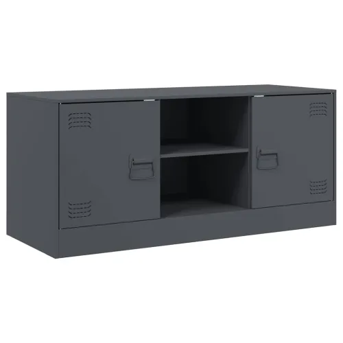 TV ormarić antracit 99 x 39 x 44 cm čelični - Antracit 1 Cijena