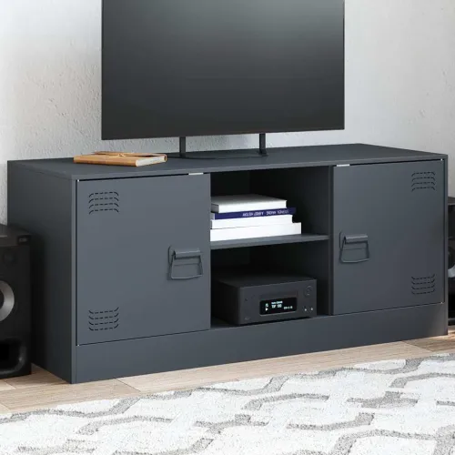 TV ormarić antracit 99 x 39 x 44 cm čelični - Antracit 1 Cijena