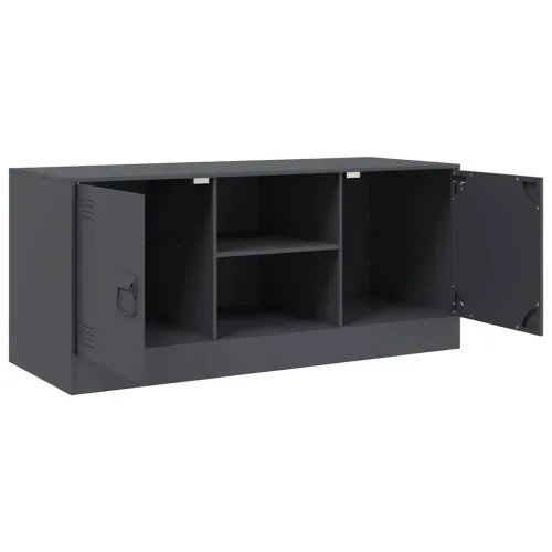 TV ormarić antracit 99 x 39 x 44 cm čelični - Antracit 1 Cijena