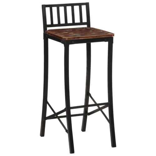 Barske stolice 2 kom od masivnog obnovljenog drva - 2 solid wood reclaimed Cijena