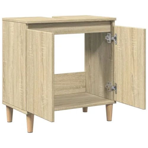 Ormarić za Lavabo - Umivaonik boja hrasta sonome 58 x 33 x 60 cm drveni - Sonoma hrast Cijena