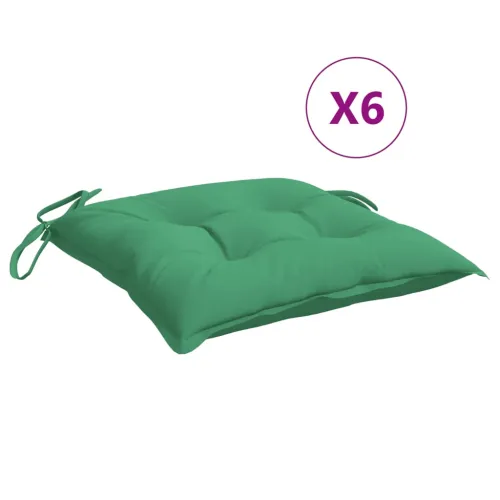 Jastuci za palete 6 kom zeleni 50 x 50 x 7 cm od tkanine Oxford - Zelena 50 x 50 x 7 cm 6 Cijena