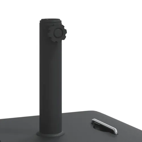 Baza suncobrana s ručkama za stupove Ø 38/48 mm 27 kg kvadratna - Četvrtasto 27 kg Cijena