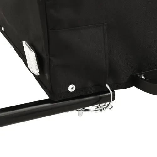 Prikolica za bicikl crno-zelena 45 kg željezna - Zelena 124 x 62.5 x 52 cm Cijena
