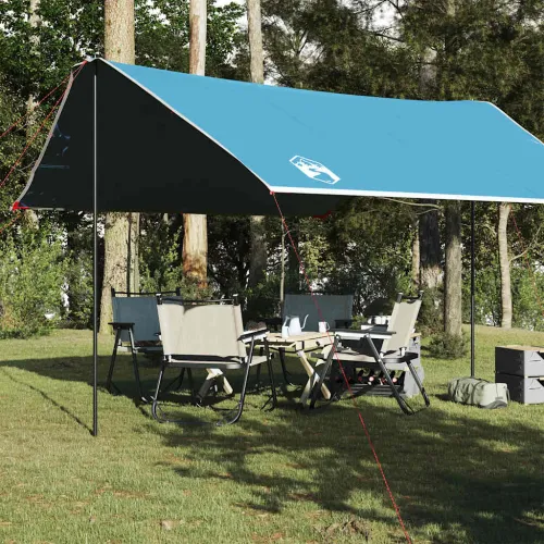 Cerada za kampiranje plava 430 x 380 x 210 cm vodootporna - Plava oxford 1 1 Cijena