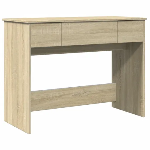 Toaletni stolić s ogledalom boja hrasta sonome 100x45x76 cm - sonoma hrast 1 Sonoma hrast Cijena
