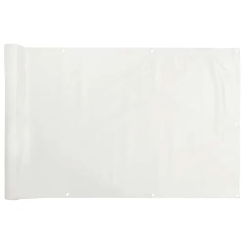 Balkonski zaslon za privatnost bijeli 700 x 120 cm PVC - Bijela 700 x 120 cm 1 Bijela Cijena