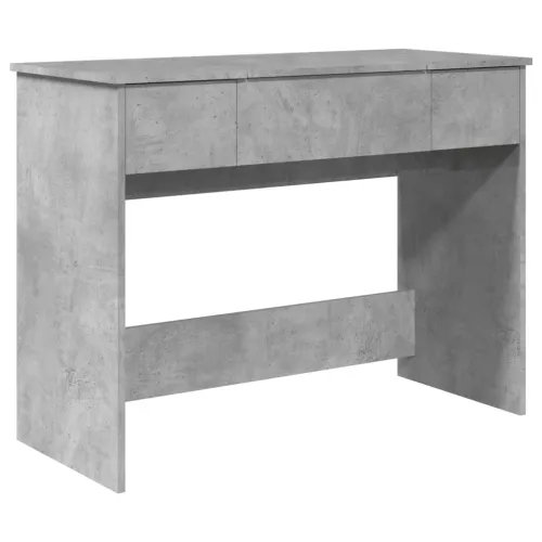 Toaletni stolić s ogledalom siva boja betona 100x45x76 cm - Beton siva 1 Beton siva Cijena
