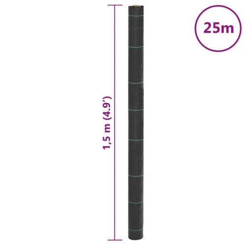 Opna protiv korova crni 1,5 x 25 m PP - Crna 1.5 x 25 m Cijena