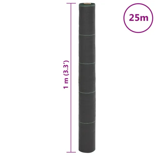 Opna protiv korova crni 1 x 25 m PP - 1 x 25 m (150 g/m²) Cijena