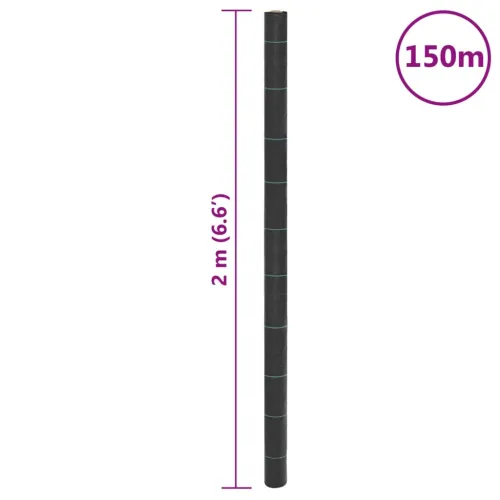 Opna protiv korova crni 2 x 150 m PP - 2 x 150 m (100 g/m²) 1 Cijena