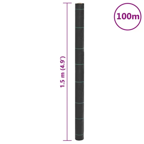 Opna protiv korova crni 1,5 x 100 m PP - 1.5 x 100 m (100 g/m²) Cijena
