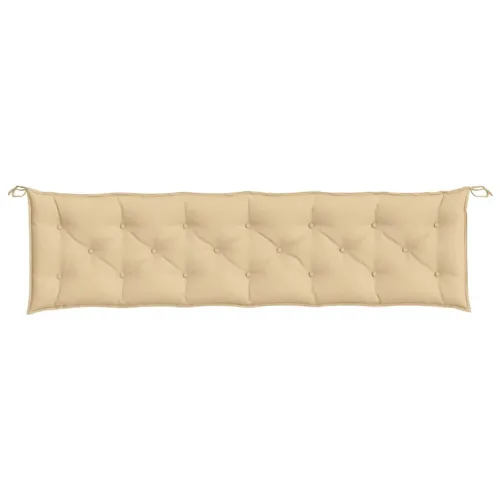Jastuci za vrtnu klupu 2 kom bež 200x50x7 cm tkanine - Prošarana bež 200 x 50 x 7 cm Cijena