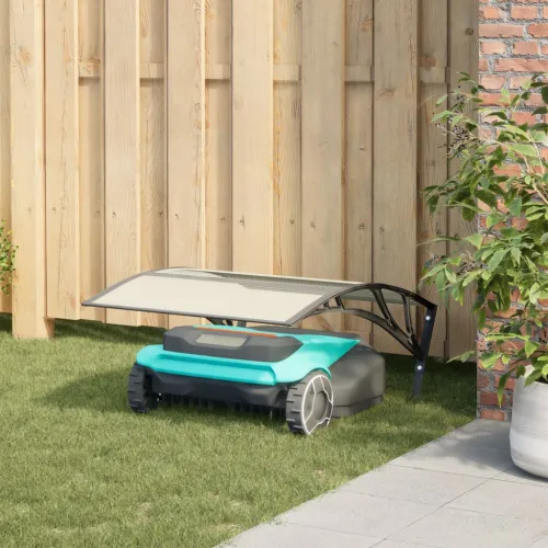Garaža za robotsku kosilicu crna 80x101x46 cm Cijena