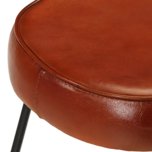 Barski stolci 2 kom tamnosmeđi 40 x 29,5 x 53 cm - Smeđa 40 x 29.5 x 53 cm Koža Cijena