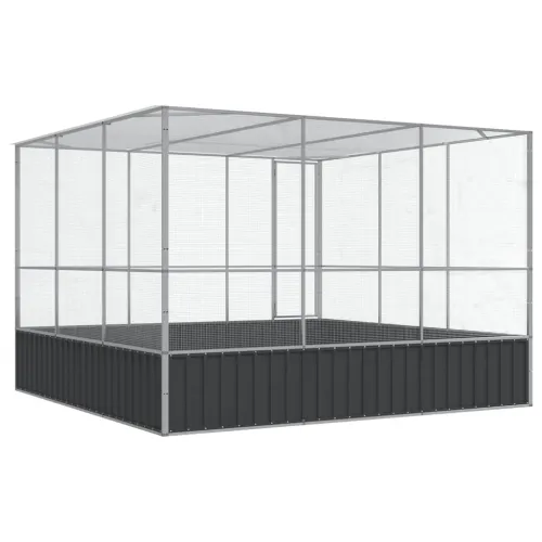 Kavez za ptice srebrni 311 x 307 x 212 cm čelični - 311 x 307 x 212 cm Cijena