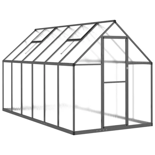 Staklenik s okvirom antracit 334 x 169 x 195 cm aluminijski - Antracit 334 x 169 x 195 cm 1 Antracit Cijena