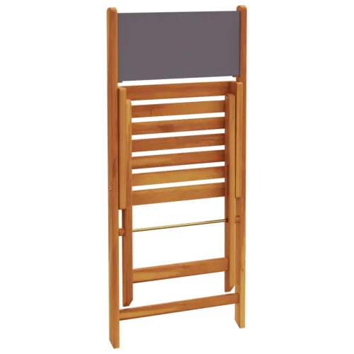 3-dijelni bistro set od tkanine i masivnog drva antracit - Antracit 60 x 75 cm Cijena
