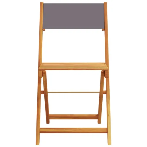 3-dijelni bistro set od tkanine i masivnog drva antracit - Antracit 60 x 60 x 75 cm Cijena