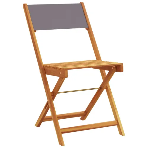3-dijelni bistro set od tkanine i masivnog drva antracit - Antracit 60 x 60 x 75 cm Cijena