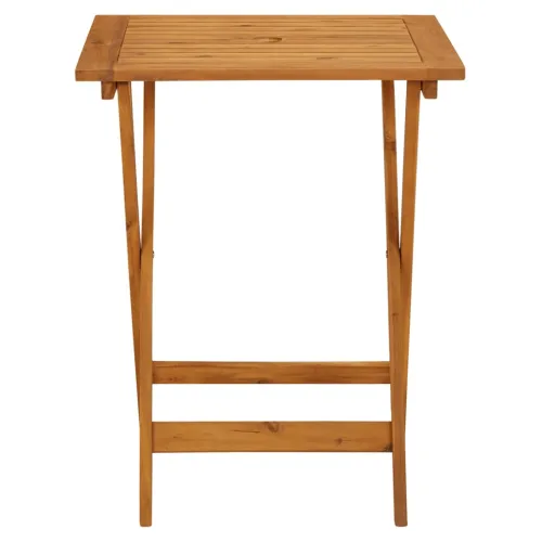 3-dijelni bistro set od tkanine i masivnog drva krem bež - Bež 60 x 60 x 75 cm Cijena