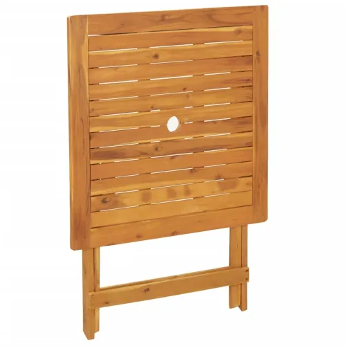 3-dijelni bistro set od tkanine i masivnog drva krem bež - Bež 70 x 70 x 75 cm Cijena