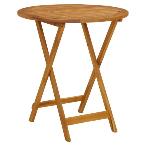 3-dijelni bistro set od tkanine i masivnog drva uzorkom lišća - Uzorak lišća 70 x 75 cm Cijena