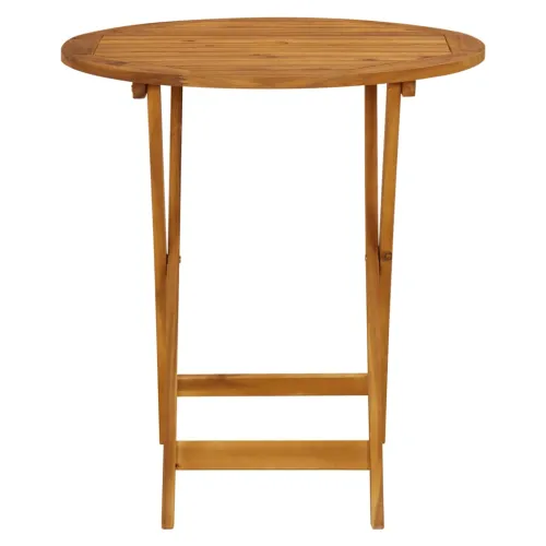 3-dijelni bistro set od tkanine i masivnog drva uzorkom lišća - Uzorak lišća 70 x 75 cm Cijena