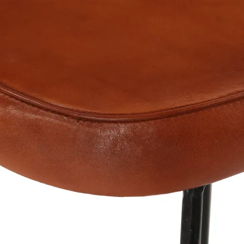 Barski stolci 2 kom tamnosmeđi 41 x 29 x 62 cm - Smeđa 41 x 29 x 62 cm Koža Cijena