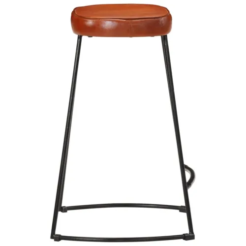Barski stolci 2 kom tamnosmeđi 41 x 29 x 62 cm - Smeđa 41 x 29 x 62 cm Koža Cijena