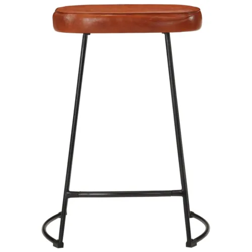 Barski stolci 2 kom tamnosmeđi 41 x 29 x 62 cm - Smeđa 41 x 29 x 62 cm Koža Cijena