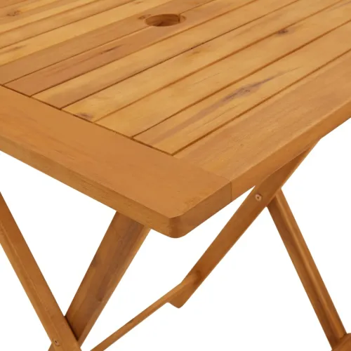 3-dijelni bistro set od tkanine i masivnog drva krem bijelim - Krema 60 x 60 x 75 cm Cijena