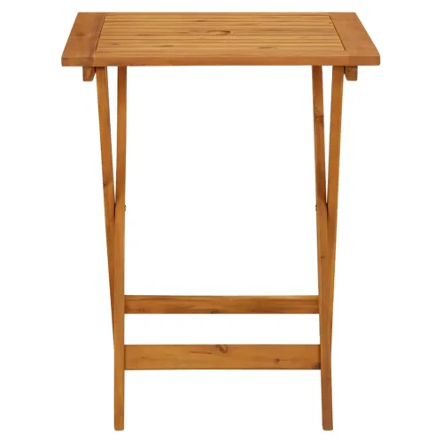 3-dijelni bistro set od tkanine i masivnog drva krem bijelim - Krema 60 x 60 x 75 cm Cijena