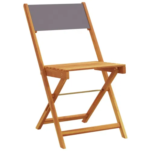 3-dijelni bistro set od tkanine i masivnog drva antracit - Antracit 70 x 75 cm Cijena