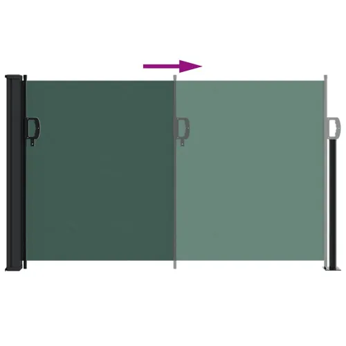 Bočna tenda na uvlačenje tamnozelena 120 x 500 cm - Tamnozelena 120 x 500 cm Cijena