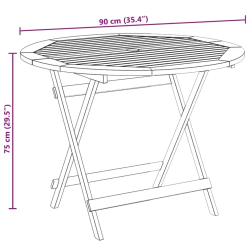 Vrtna garnitura - 5-dijelni vrtni blagovaonski set uzorkom lišća tkanine i drva - Uzorak lišća 90 x 75 cm Cijena