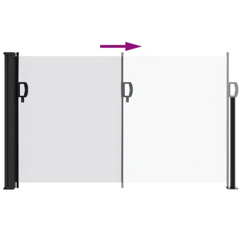 Bočna tenda na uvlačenje bijela 120 x 500 cm - Bijela 120 x 500 cm Cijena