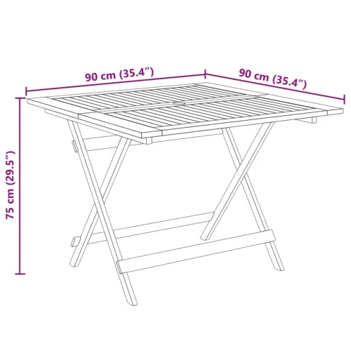 Vrtna garnitura - 5-dijelni vrtni blagovaonski set smeđesiva od tkanine i drva - Sivo-smeđa 90 x 90 x 75 cm Cijena